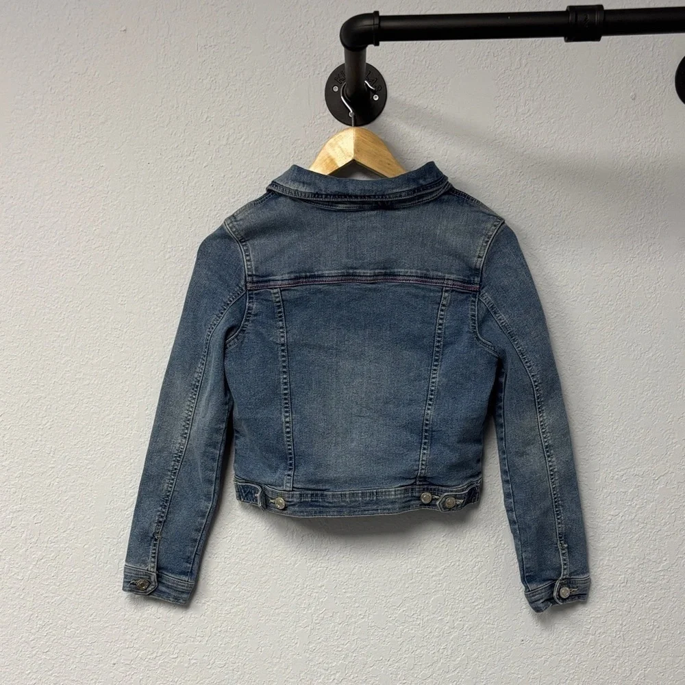 Tommy Hilfiger Classic Blue Jean Jacket, Girl’s Lg (12/14yo). Excellent Cndtn.